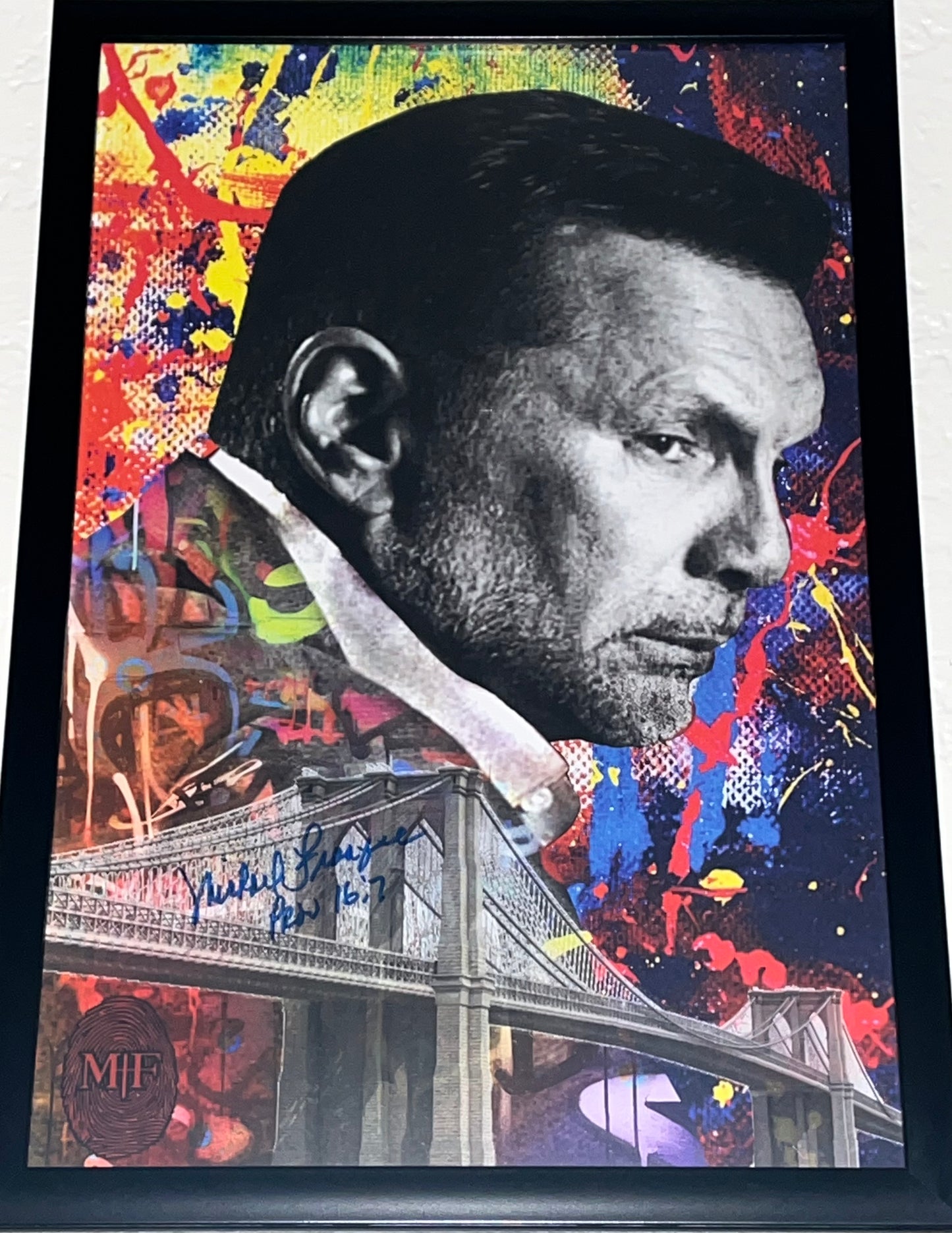 **AUTOGRAPHED** Michael Franzese Framed Poster
